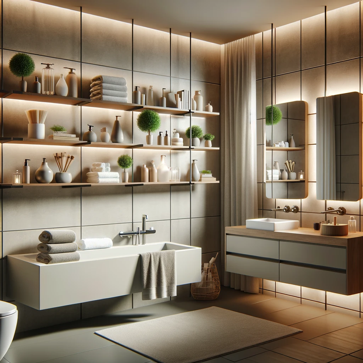 Maximizing Space and Minimizing Spend: The Importance of Clutter-Free Bathrooms with Floating Shelves